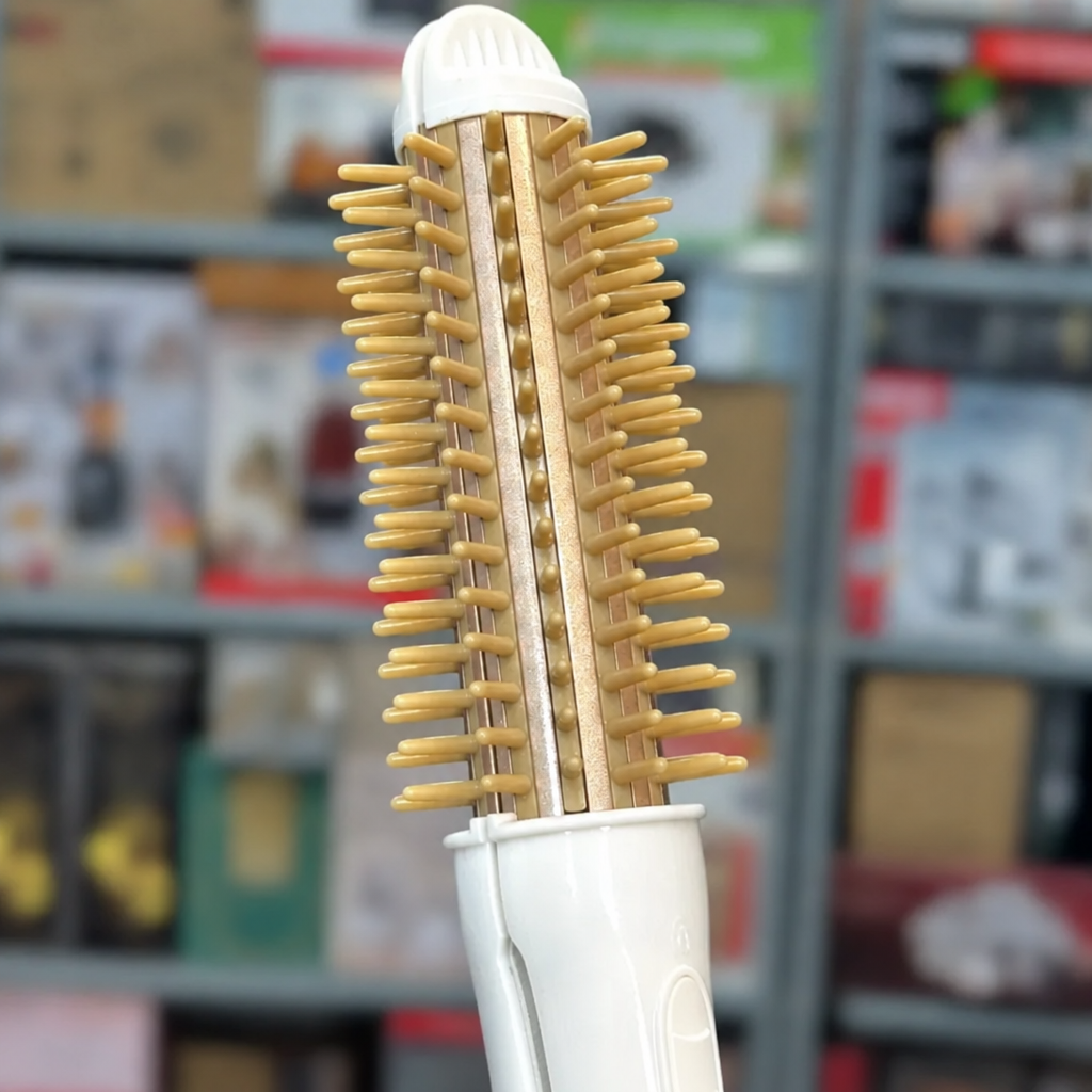 RIWA 2-in-1 Hair Straightener & Curling Comb
