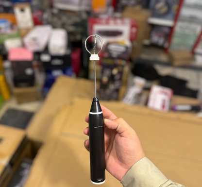 USB Rechargeable Speed-Adjustable Milk Frother & Coffee Whisk.