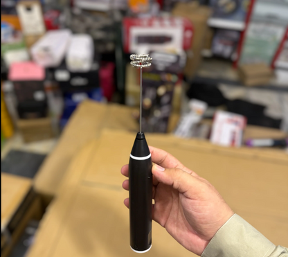 USB Rechargeable Speed-Adjustable Milk Frother & Coffee Whisk.