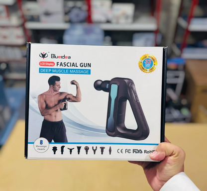 Blueidea LCD Display Fascial Gun - 32 Speeds & 8 Massage Heads**