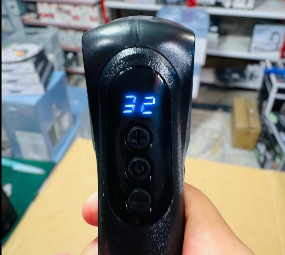 Blueidea LCD Display Fascial Gun - 32 Speeds & 8 Massage Heads**
